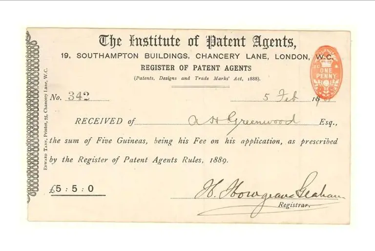 CIPA Receipt of dues 1901