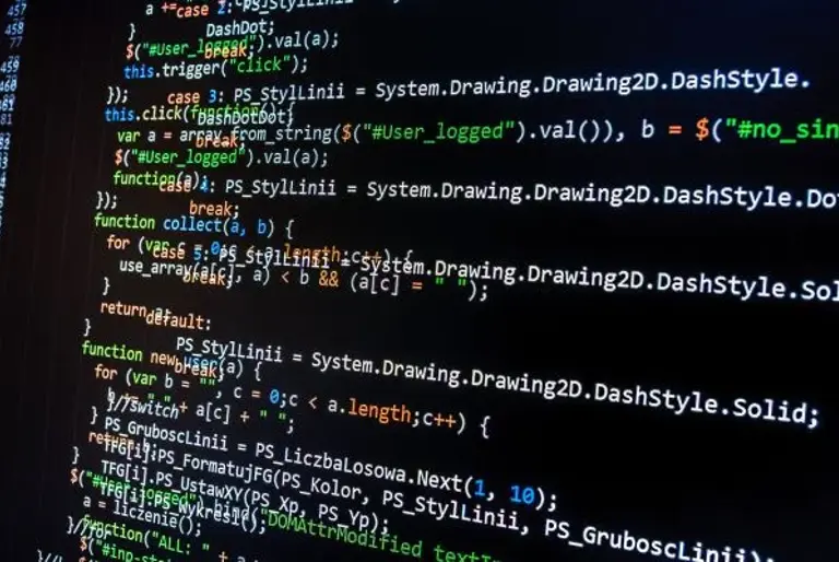 Software development programming code Software development programming code
