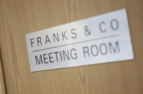 Your first appointment Picture of Franks & Co's meeting room