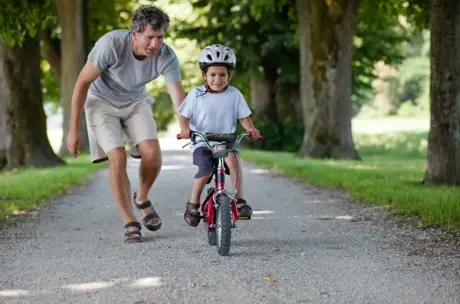 Child on a bike