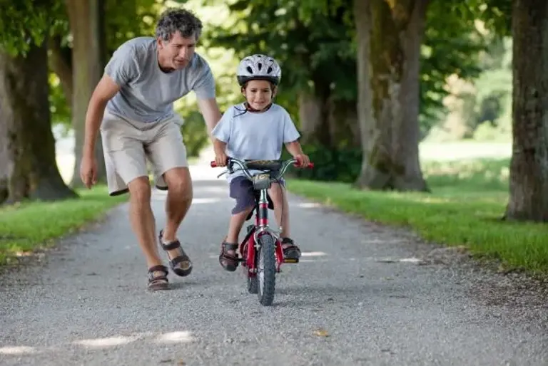 Child on a bike